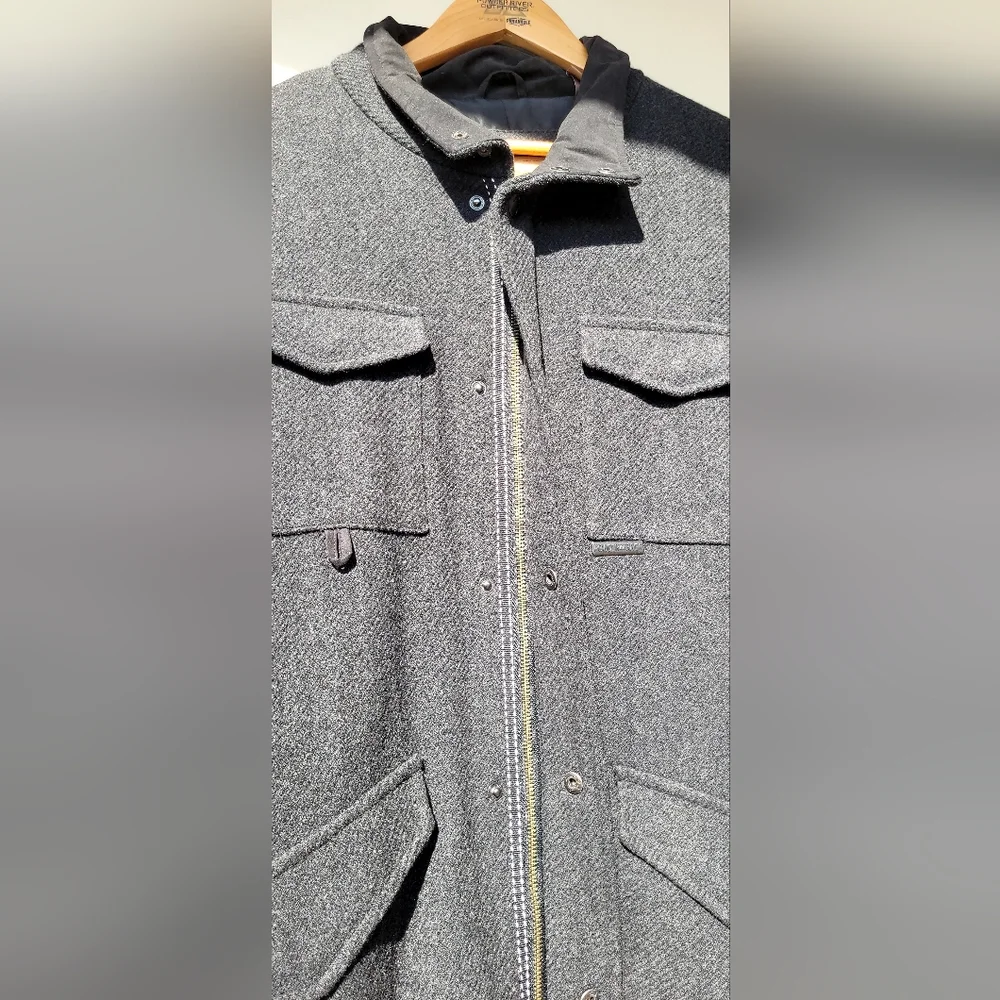 Powder River Outfitters Panhandle Men's Grey Jacket - Picture 4 of 6